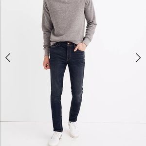 NWOT Madewell Mens Skinny Jeans in Heney Wash